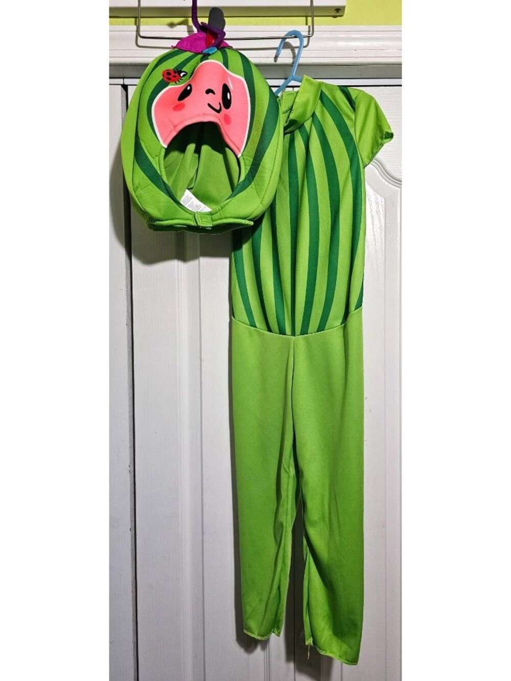 Cocomelon Toddler Costume 3T- 4T Watermelon Headpiece Disguise Halloween Kids
